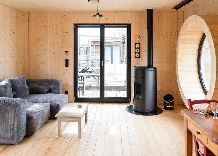 Hausboot Diva Mit Kamin - Winter Auf Der Dove Elbe Hotel na wodzie Hamburg